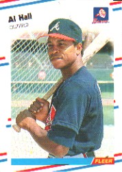 1988 Fleer Baseball Cards      541     Albert Hall